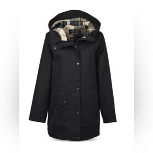 Barbour Winter Beadnell Waterproof Black Jacket 8US